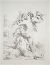 Grasp All, Lose All. Pierre Guérin (French, 1774-1833). Lithograph