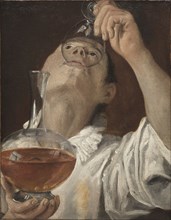 Boy Drinking, 1582-1583. Annibale Carracci (Italian, c. 1560-1609). Oil on canvas; framed: 79 x 67