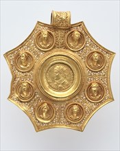 Octagonal Pendant, 324-326. Byzantium, Late Roman, Eastern Mediterranean, (probably Sirium or