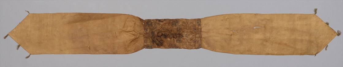 Silk Belt, 907-1125. China, Liao dynasty (907-1125). Compound twill weave, silk; overall: 24.3 x