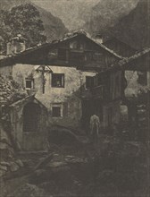 Camera Work: A Village Corner, 1906. Hans Watzek (Austrian, 1848-1903). Photogravure