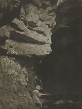 Camera Work: Man Sketching, 1910. J. Craig Annan (British, 1864-1946). Photogravure