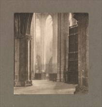 Camera Work: Height and Light in Bourges Cathedral, 1903. Frederick H. Evans (British, 1853-1943).