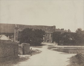 A Priory, Lyminge, 1853. George B. Shepherd (British). Salted paper print from calotype negative;