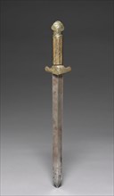 Dagger, 19th century. Metal; overall: 38.1 cm (15 in.); hilt: 6.4 cm (2 1/2 in.); scabbard: 42.5 cm