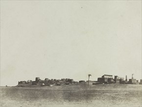 View of Luxor, 1854. John Beasley Greene (American, 1832-1856). Salted paper print from waxed paper