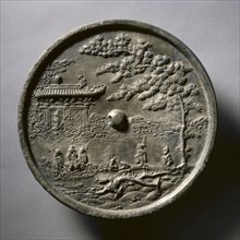 Octafoil Mirror with Lunar Palace, early 12th-mid 13th century. China, Jin dynasty (1115-1234).
