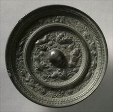 Animal-and-Grape Mirror, early 12th Century-mid 13th Century. China, Jin dynasty (1115-1234).