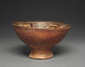 Bowl with Humans and Birds, c. 1250-1550. Colombia, Highland Nariño region,Tuza style, 13th-15th
