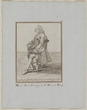 Monsieur Ition Chirurgo del sre. Duca di Nivers, 1749. Pier Leone Ghezzi (Italian, 1674-1755). Pen