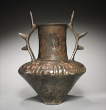Amphora with Spiked Handles, 700-675 BC. Italy, Latium, Italic, 3rd quarter 7th Century BC. Brown