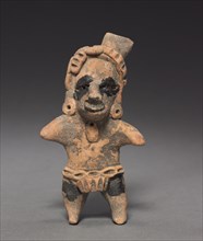 Standing Figurine, c. 150-1 BC. Mexico, Veracruz, Remojadas, 2nd-1st Century BC. Earthenware with
