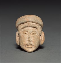 Figurine Head, 1500-1000 BC. Mexico, Guerrero, Xochipala, 16th-11th century BC. Pottery; overall: 3