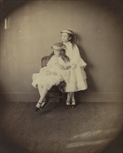 Julia and Ethel Arnold, 1872. Lewis Carroll (British, 1832-1898). Albumen print from wet collodion