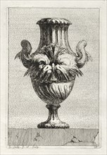Suite of Vases:  Plate 10, 1746. Jacques François Saly (French, 1717-1776). Etching