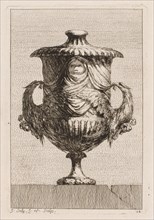 Suite of Vases:  Plate 12, 1746. Jacques François Saly (French, 1717-1776). Etching; sheet: 29.9 x