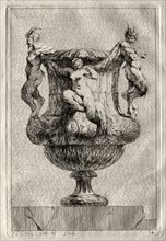 Suite of Vases:  Plate 14, 1746. Jacques François Saly (French, 1717-1776). Etching; sheet: 30 x 22