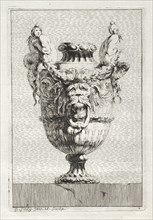 Suite of Vases:  Plate 1, 1746. Jacques François Saly (French, 1717-1776). Etching