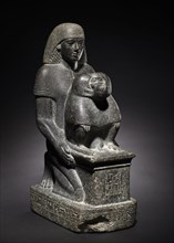 Statue of Minemheb, c. 1391-1353. Egypt, New Kingdom, Dynasty 18 (1540-1296 BC), reign of Amenhotep