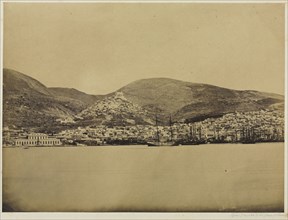 Syros, Center of the Levant Trade, c. 1850s. Unidentified Photographer. Albumen print from wet