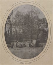 Village Scene (Southern France), c. 1853. André-Adolphe-Eugène Disdéri (French, 1819-1889). Salted