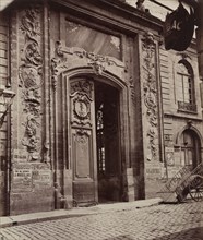 Street in Dijon, before 1870. Unidentified Photographer. Albumen print from wet collodion negative;