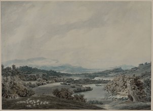 Italian Landscape, c. 1790-1792. John Robert Cozens (British, 1752-1797). Watercolor over graphite;