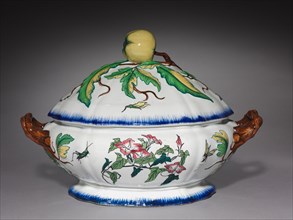 Tureen, c. 1870. Creil Factory (French), Félix Bracquemond (French, 1833-1914). Porcelain; overall: