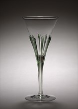 Goblet, c. 1900. Harry Powell (British, 1835-1922), Whitefriars Glasshouse (British). Glass;
