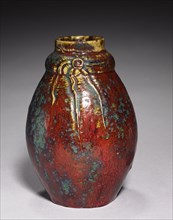 Vase, c.1900. Pierre Adrien Dalpayrat (French, 1844-1910). Stoneware; diameter: 12.3 cm (4 13/16 in