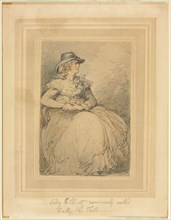 Lady Elliott, Commonly Called Dolly The Tall, 1775/1827. Thomas Rowlandson (British, 1756-1827).