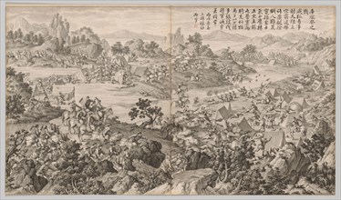 Battle of Kulongkui: from Battle Scenes of the Quelling of Rebellions in the Western Regions, with
