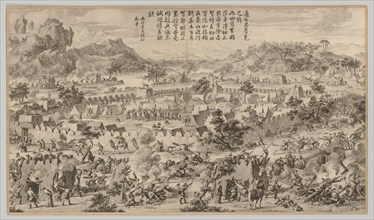 Battle at Tunggushi Luke: from Battle Scenes of the Quelling of the Rebellions in the Western
