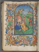 Book of Hours (Use of Utrecht): fol. 221v, Adoration of the Magi, c. 1460-1465. Master of