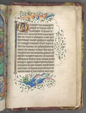 Book of Hours (Use of Utrecht): fol. 222r, Initial with Three Kings, c. 1460-1465. Master of