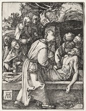 Small Passion: The Deposition. Albrecht Dürer (German, 1471-1528). Woodcut; sheet: 12.7 x 9.7 cm (5