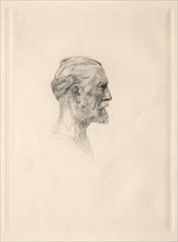 Portrait of Antonin Proust. Auguste Rodin (French, 1840-1917). Drypoint