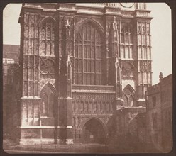 Westminster Abbey, before 1844. Nicholas Henneman (British, 1813-1898). Salted paper print from