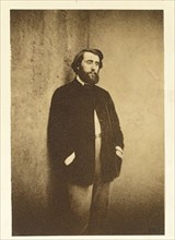 Portrait of Edmond Cottinet (1824-1895), c. 1848-50. Gustave Le Gray (French, 1820-1884). Salted