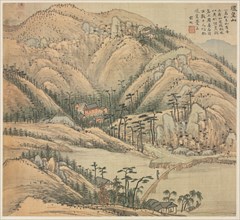 Eighteen Views of Huzhou: Mt. Fenghuang (Mt. Phoenix), 1500s. Song Xu (Chinese, 1525-c. 1606).