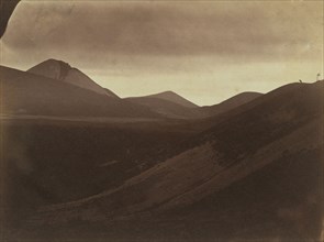 Dark Landscape with Hills, c. 1857. Frank Chauvassaignes (French). Albumen print from wet collodion
