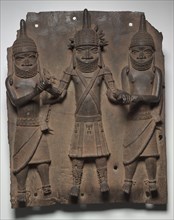 Plaque, possibly 1500s-1600s. Guinea Coast, Nigeria, Benin kingdom, Edo, possibly 16th to 17th