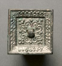 Miniature Square Mirror , 589-618. China, Sui dynasty (581-618). Bronze; overall: 0.6 x 3.8 cm (1/4