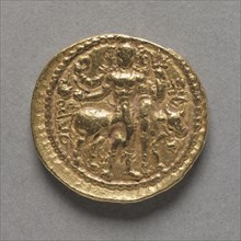 Coin of Kushan King Vasudeva I (reverse), c. AD 142/145-174/177. India, Mathura, Kushan Period (1st