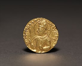 Coin, c. 106-149 AD. India, Mathura, Kushan Period (1st Century-320). Gold; diameter: 2.2 cm (7/8