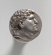 Tetradrachm: Head of Philetauros with Laureate Diadem (obverse), 262-241 BC. Asia Minor, Kingdon of