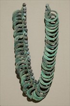 Bronze Necklace with Hanging Pendants, 8th Century BC. Northern Greece, 8th Century BC. Bronze;