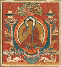 Preaching Sakyamuni, 1000s. Western Tibet, Toling Monastery, 11th century. Miniature votive