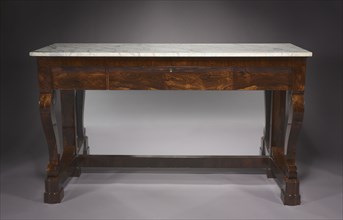 Sideboard, c. 1840. Firm of Duncan Phyfe and Son (American, 1768-1854). Chiefly rosewood veneer