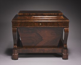 Cellarette, c. 1840. Firm of Duncan Phyfe and Son (American, 1768-1854). Chiefly rosewood veneer